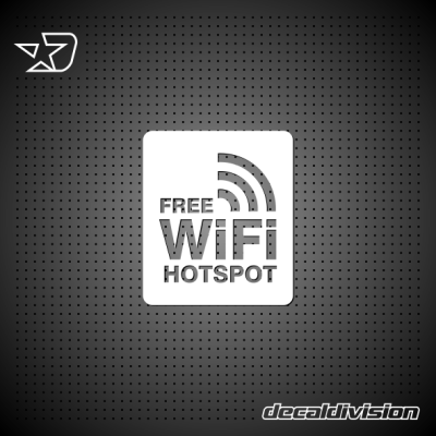 Free Wifi Hotspot Sticker